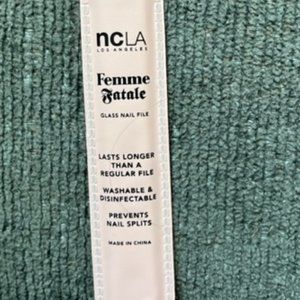 NCLA Los Angeles Femme Fatale Glass Nail File